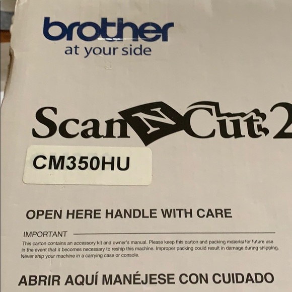 Brother scan n cut cm350hu with cutting mat